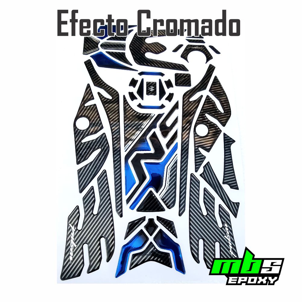 PROTECTOR TANQUE RECOMP. PULSAR NS200 AZUL MOD 015
