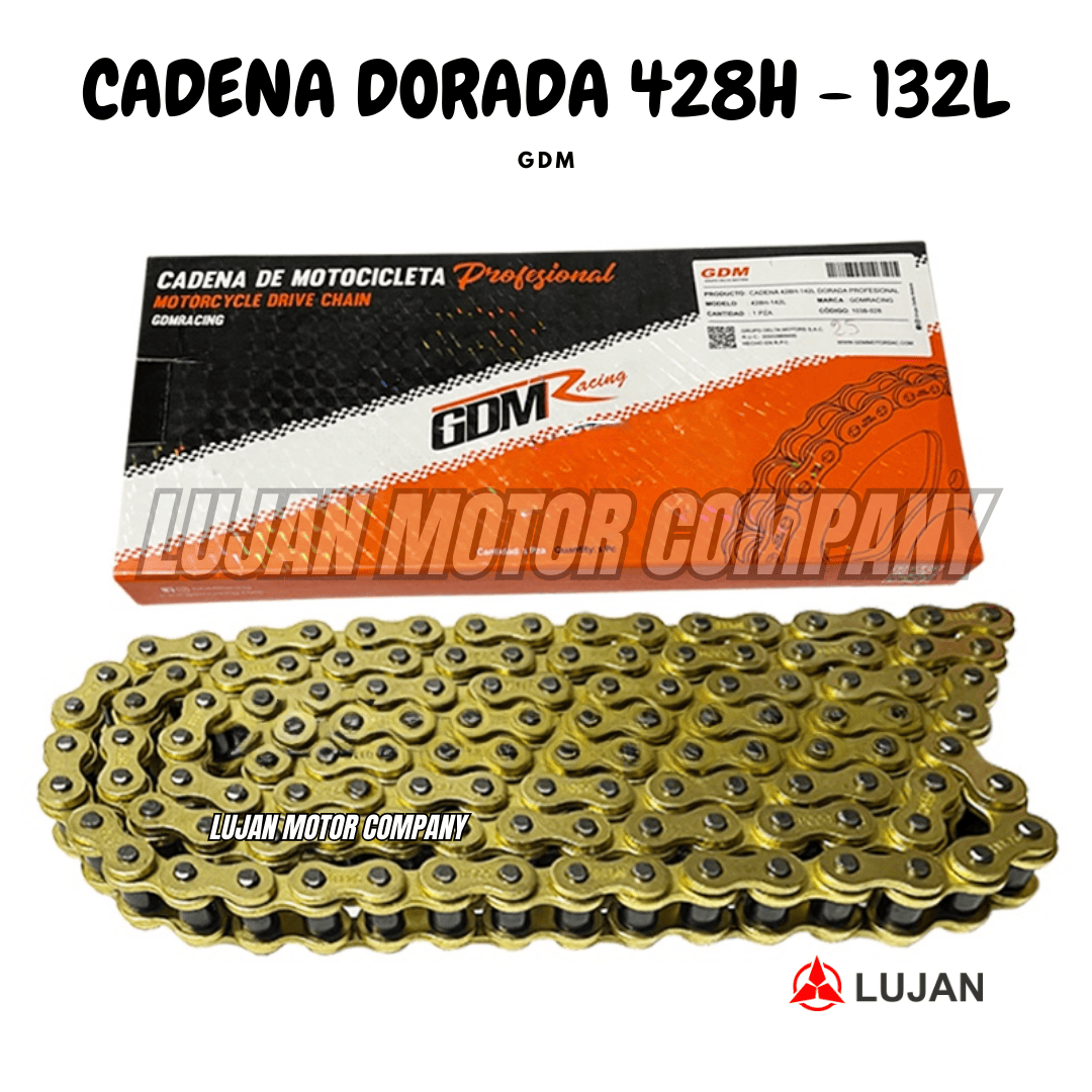 CADENA 520H-126L DORADA PROFESIONAL